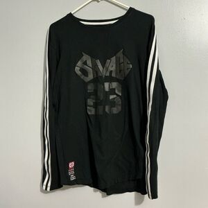 Savage Black Long Sleeve Men's Shirt size L